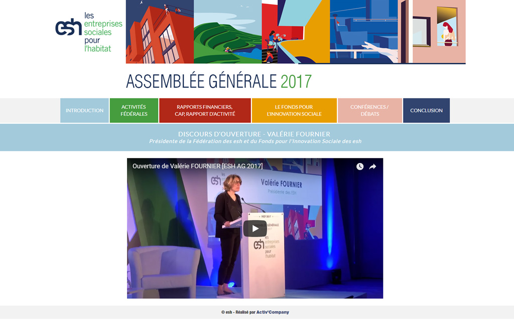 Plateforme de diffusion Streaming ESH